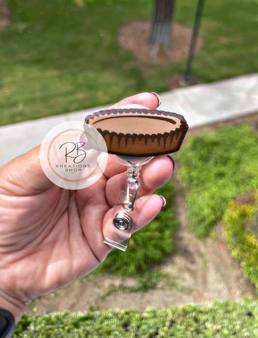 Chocolate cup Badge reel | Peanut butter cup badge reel | Medical Badge Reel | Hospital Staff | Nurses | Retractable | Interchangeable |